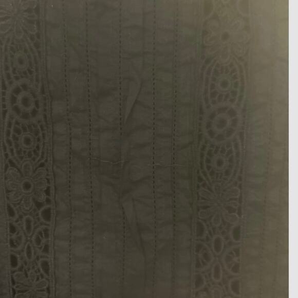 SUNDANCE Amira Black Lace Crochet Cotton Sleeveless Dress Size Small - Picture 6 of 13